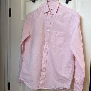 Boys pink linen shirt